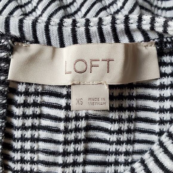 LOFT Short Sleeve Striped Tent Dress Size XS - Picture 5 of 9